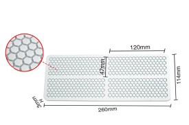 Molde silicona panal de abeja